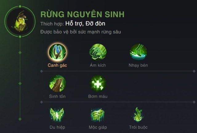 Nhánh phù hiệu Rừng Nguyên Sinh