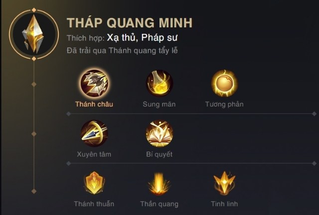 Nhánh phù hiệu Tháp Quang Minh