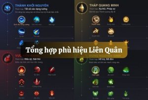 Tổng hợp phù hiệu Liên Quân