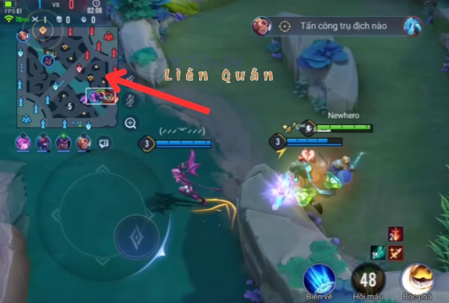 Quan sát mini map